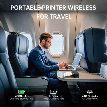 Inkless Portable Thermal Printer