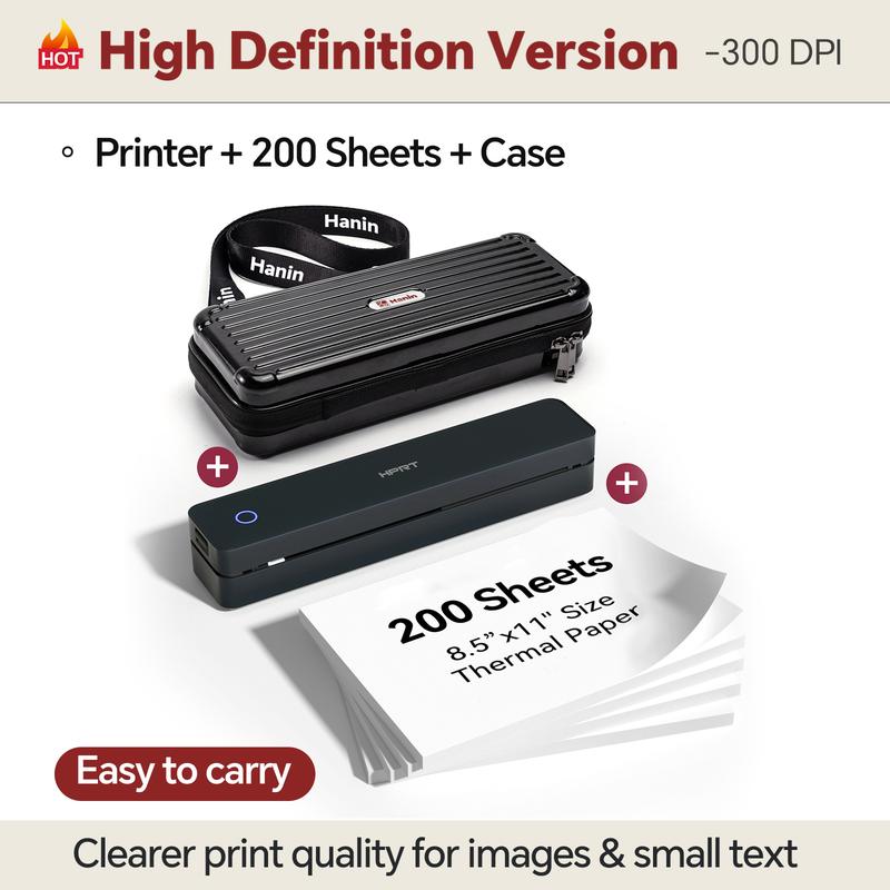 Inkless Portable Thermal Printer